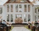 Outdoor ceremony at The Glass House Venue